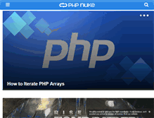 Tablet Screenshot of phpnuke.org